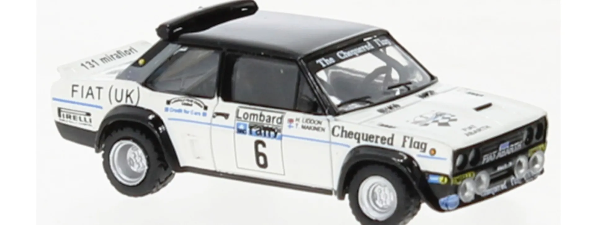 BREKINA 22660 Fiat 131 Abarth 1977 RAC Rallye Fiat UK Timo Makinen Automodell 1:87