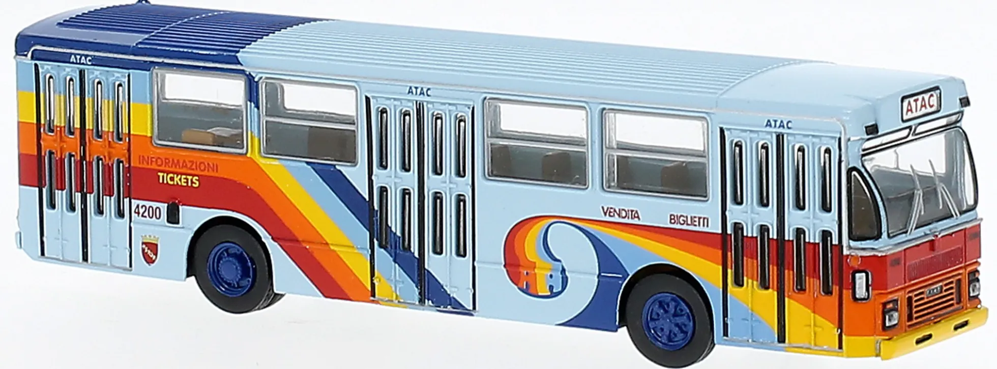 BREKINA 59953 Fiat 418AL ATAC 1972 Busmodell 1:87