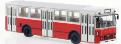 BREKINA 59952 Fiat 418AL Linienbus 1972 weiss rot Busmodell 1:87