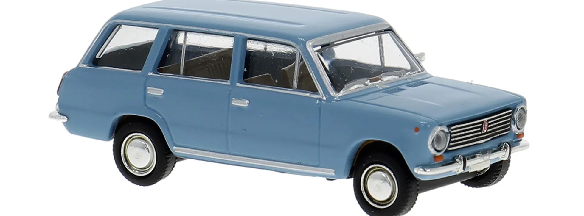 BREKINA 22425 Fiat 124 Familiare 1966 - hellblau | Modellauto 1:87