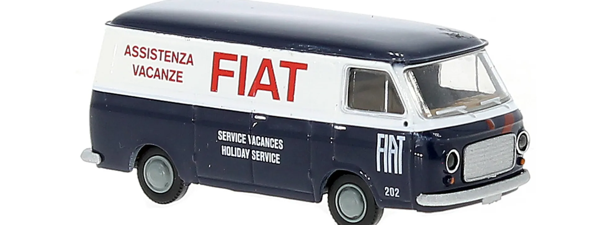BREKINA 34468 Fiat 238 Kasten Fiat Assistenza Vacanze 1966 Automodell 1:87
