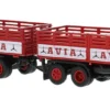 BREKINA 58544 Fiat 691 Millepiedi rot Avia | LKW-Modell 1:87
