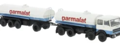 BREKINA 58551 Fiat 691 Millepiedi Tankzug Parmalat | LKW-Modell 1:87