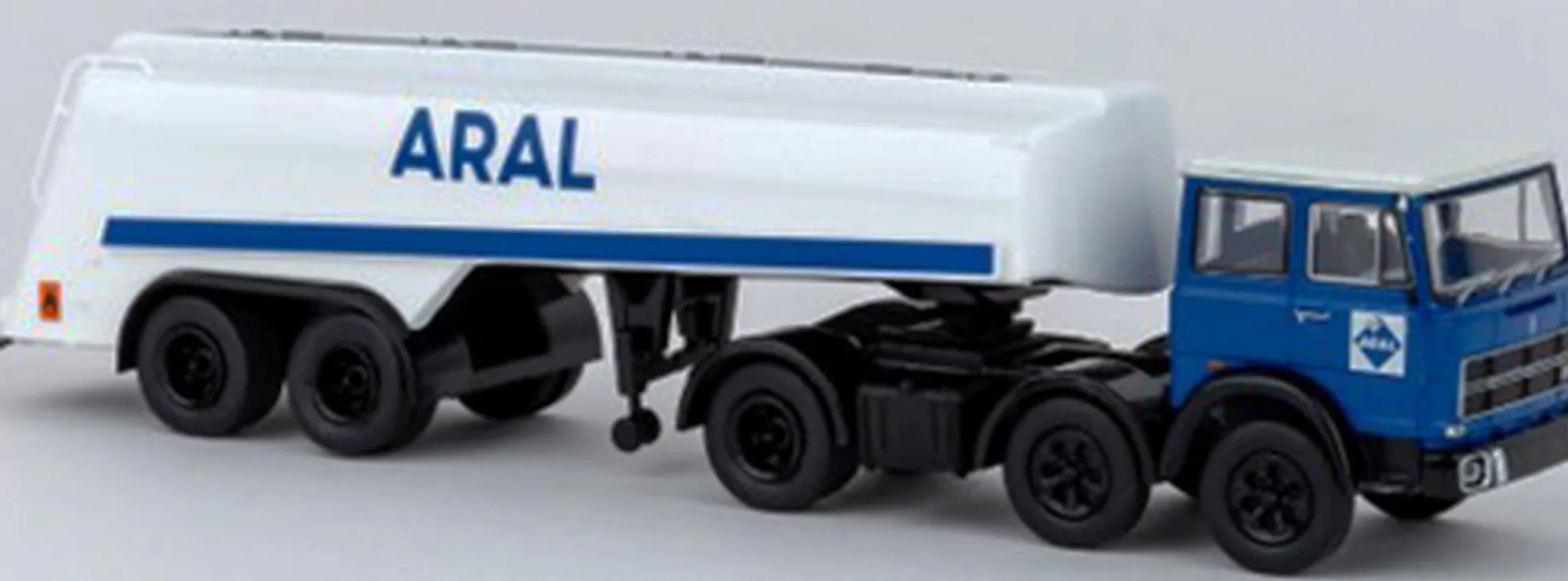 BREKINA 58583 Fiat 691 Tanksattelzug ARAL 1970 LKW-Modell 1:87