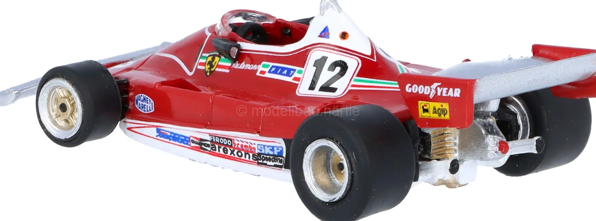 BREKINA 58575 Fiat 691T Renntransporter mit 2 Ferrari 312 T2 + Figuren 1977 | LKW-Modell 1:87