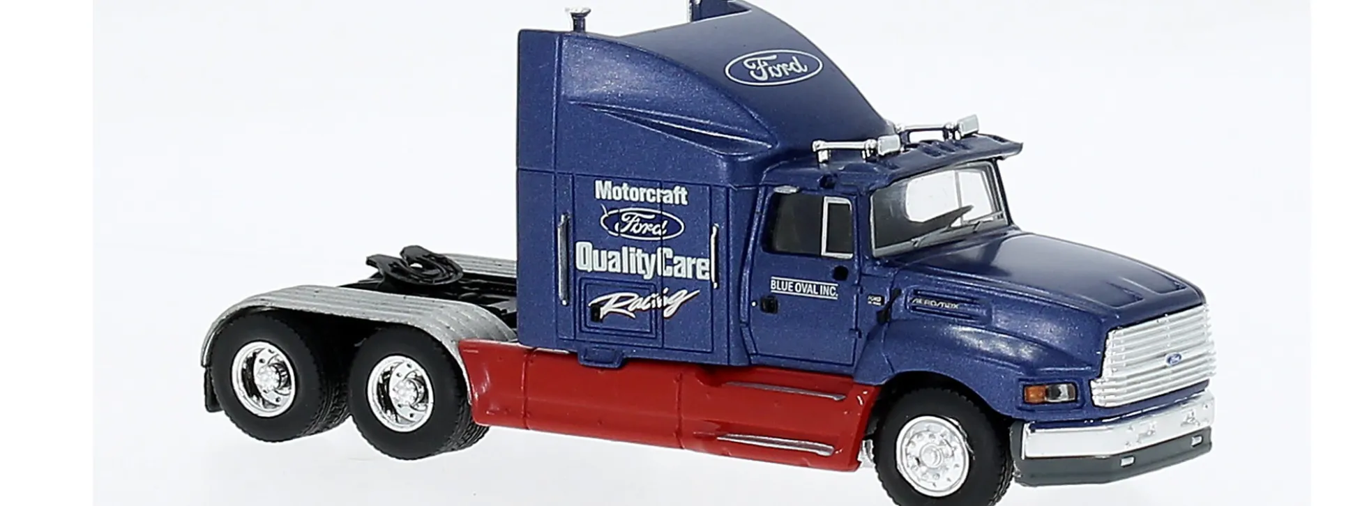 BREKINA 85906 Ford Aeromax Solozugmaschine 3achsig Ford Racing Team 1990 LKW-Modell 1:87
