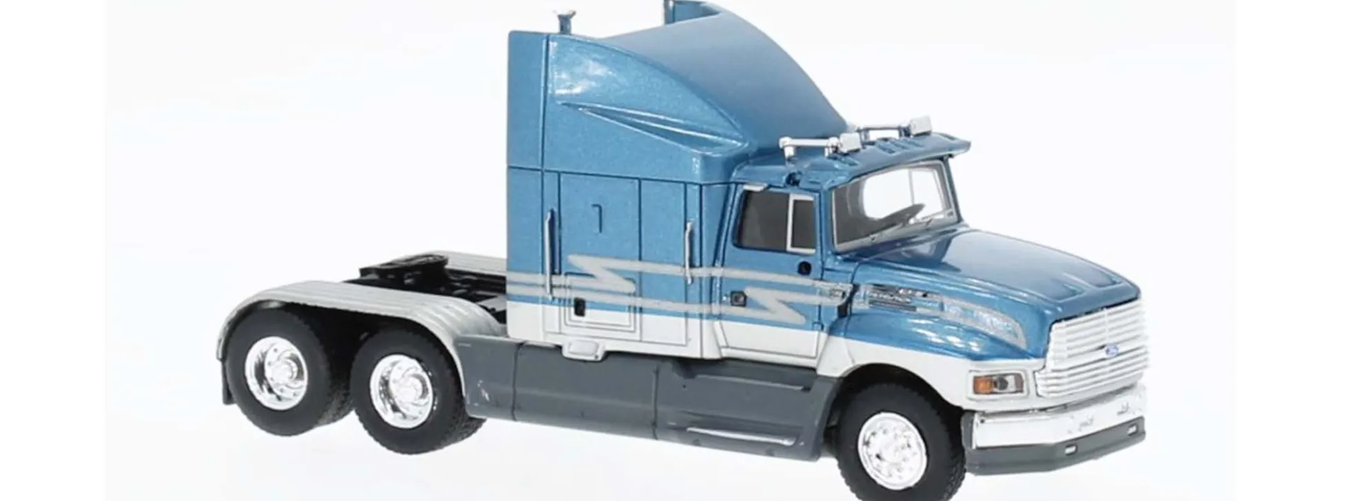 BREKINA 85902 Ford Aeromax Solozugmaschine 3achsig 1990 blaumetallic silber LKW-Modell 1:87