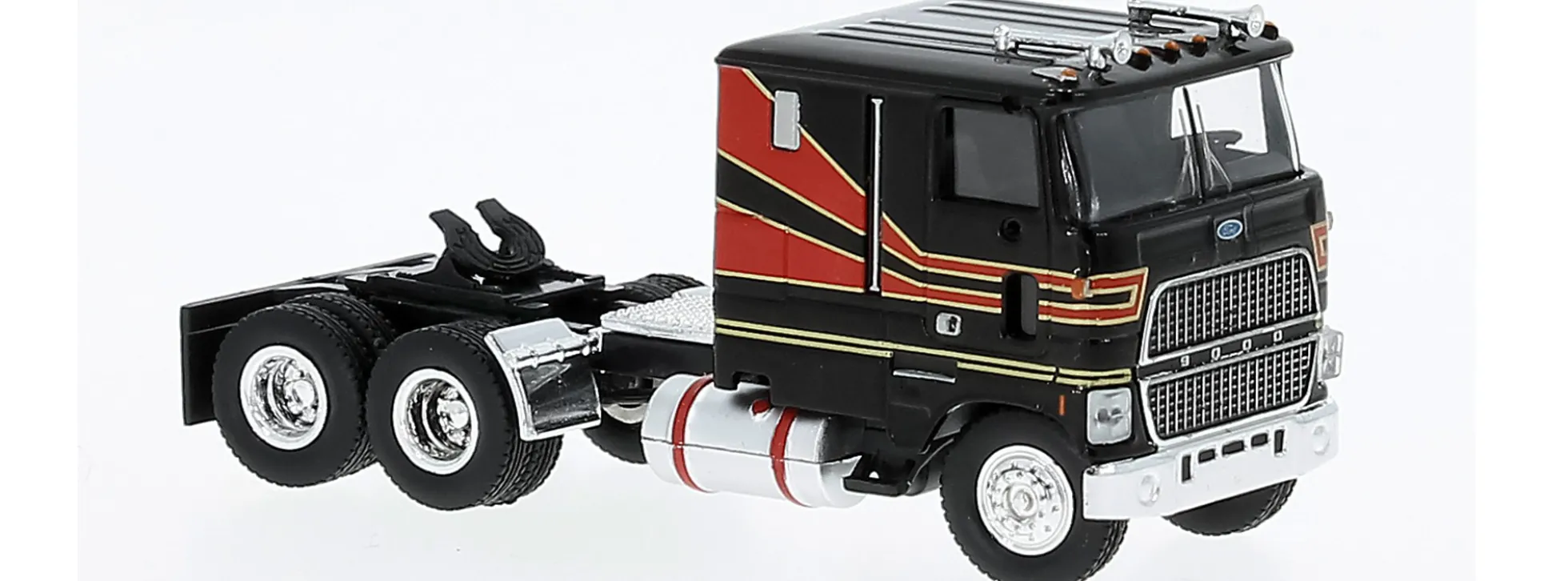 BREKINA 85854 Ford CLT 9000 Solozugmaschine 1978 schwarz LKW-Modell 1:87