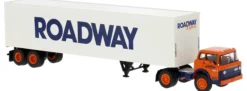 BREKINA 86327 Ford C-Series Koffer-Sattelzug 1970 - Roadway | LKW-Modell 1:87