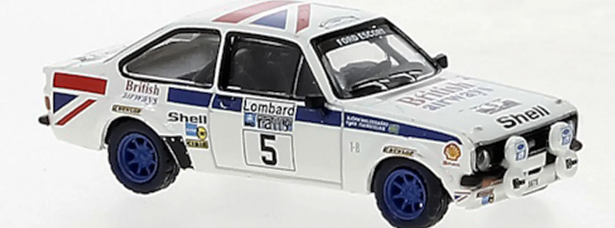 BREKINA 19584 Ford Escort RS 1800 British Airways Rallye RAC Lombard B.Waldegard | Modellauto 1:87