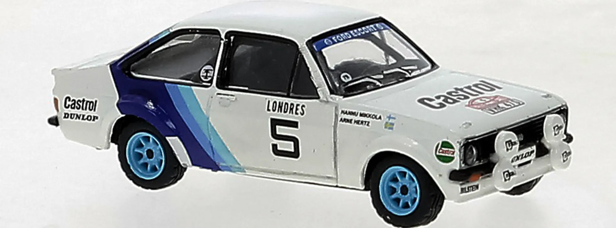 BREKINA 19578 Ford Escort RS 1800 Rallye Monte Carlo 1979 Hannu Mikkola Automodell 1:87
