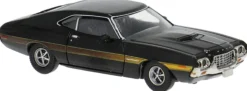 BREKINA 18327 Ford Gran Torino Sport 1969 - schwarz | Modellauto 1:87