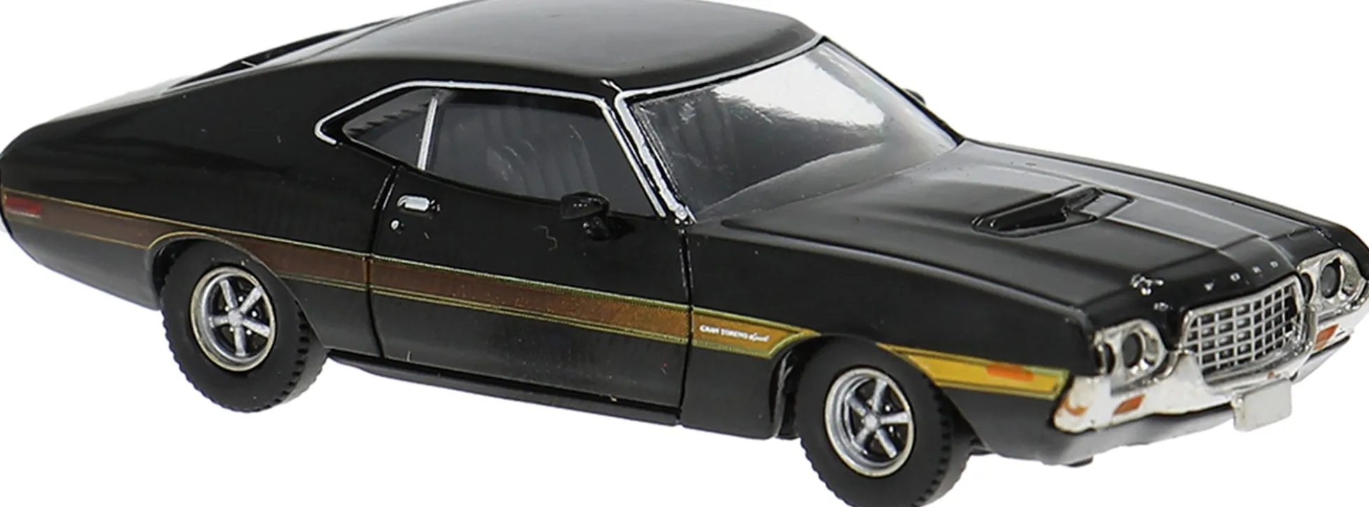 BREKINA 18327 Ford Gran Torino Sport 1969 - schwarz | Modellauto 1:87