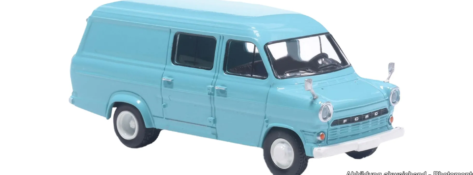 BREKINA 34171 Ford Transit Kasten helltürkis | Modellauto 1:87