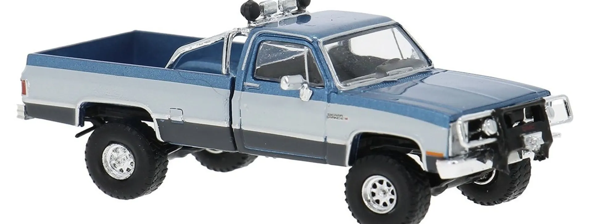 BREKINA 19660 GMC Sierra Grande 1981 blaumetallic weiss Automodell 1:87