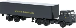 BREKINA 82262 Henschel F161 Koffersattelzug Deutsche Bundesbahn 1971 LKW-Modell 1:87