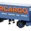 BREKINA 82258 Henschel F161 Pritsche Plane-SZ ELAL-Aircargo van Swieten