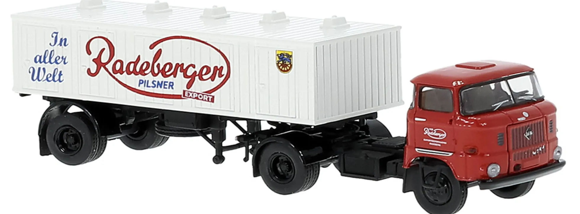 BREKINA 71213 IFA W50 Biertanksattelzug Radeberger Pilsener 1965 LKW-Modell 1:87