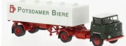 BREKINA 71219 IFA W50 Biertanksattelzug Potsdamer Biere 1965 LKW-Modell 1:87