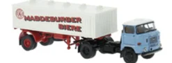 BREKINA 71216 IFA W 50 Biertanksattelzug 1965 Magdeburger Biere | Modell-LKW 1:87