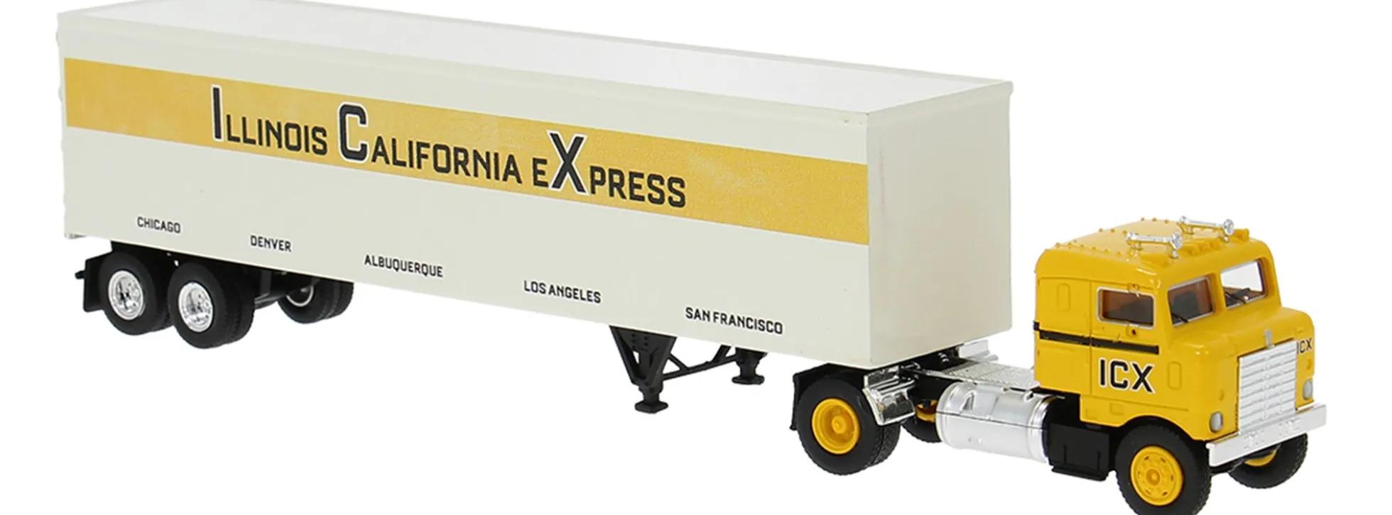 BREKINA 85958 Kenworth Bullnose Koffer-Sattelzug 1950 ICX | LKW-Modell 1:87