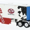 BREKINA 85736 Kenworth K100 Aerodyne Renntransportersattelzug STP Racing 1980 LKW-Modell 1:87