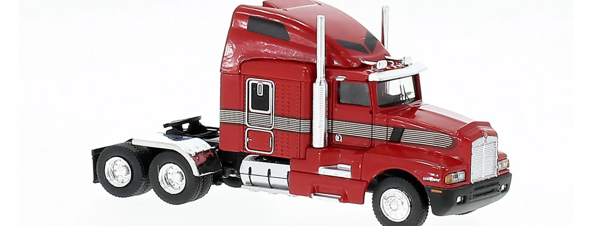 BREKINA 85935 Kenworth T600 Solozugmaschine 3achs 1984 rot LKW-Modell 1:87