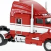 BREKINA 85926 Kenworth T600 Solozugmaschine 3achsig 1984 rot weiss LKW-Modell 1:87