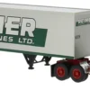 BREKINA 86258 Kenworth W900 Koffersattelzug grün/weiß Reimers | LKW-Modell 1:87