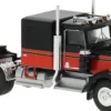 BREKINA 86250 Kenworth W900 Sattelzugmaschine schwarz/rot 1977 | LKW-Modell 1:87