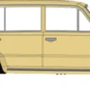 BREKINA 27267 Lada 2102 Kombi beige | Modellauto 1:87