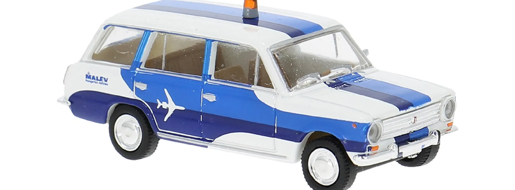 BREKINA 27269 Lada 2102 Kombi weiß/blau Malev Airlines | Modellauto 1:87