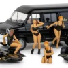 BREKINA 22889 Lotus 72 mit 2 Formel1 Autos PRGirls und Servicetransporter John Player Team Set 1:87