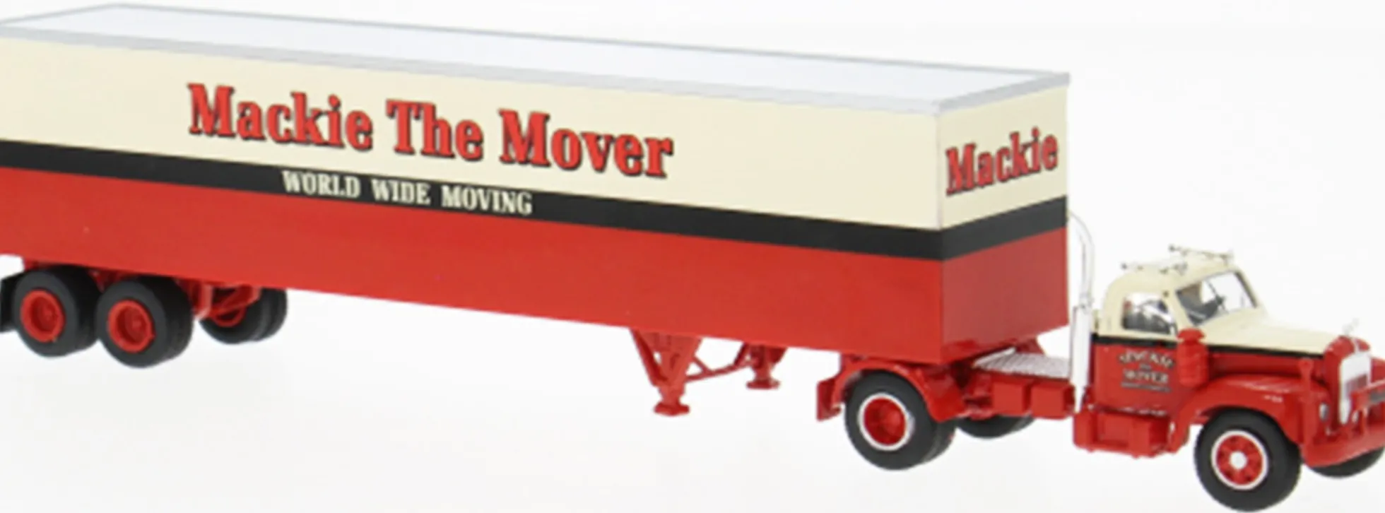 BREKINA 85982 Mack B61 Koffersattelzug Mackie the Mover 1953 LKW-Modell 1:87