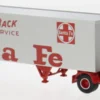 BREKINA 85983 Mack B61 Koffersattelzug Santa Fe 1953 LKW-Modell 1:87