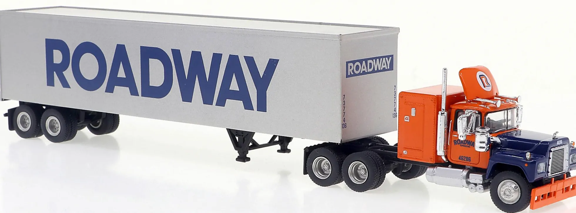 BREKINA 85813 Mack RS 700 Koffersattelzug Roadway 1966 LKW-Modell 1:87