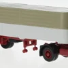 BREKINA 83251 Magirus 310 D16 PritschePlaneSattelzug 1974 hellgrau LKW-Modell 1:87