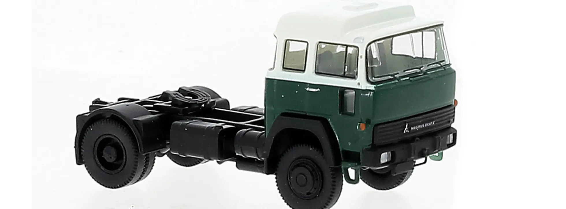 BREKINA 83282 Magirus 310D 16 Solozugmaschine dunkelgrün weiss 1974 LKW-Modell 1:87