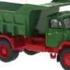 BREKINA 83306 Magirus Jupiter Kipper grün/rot | LKW-Modell 1:87