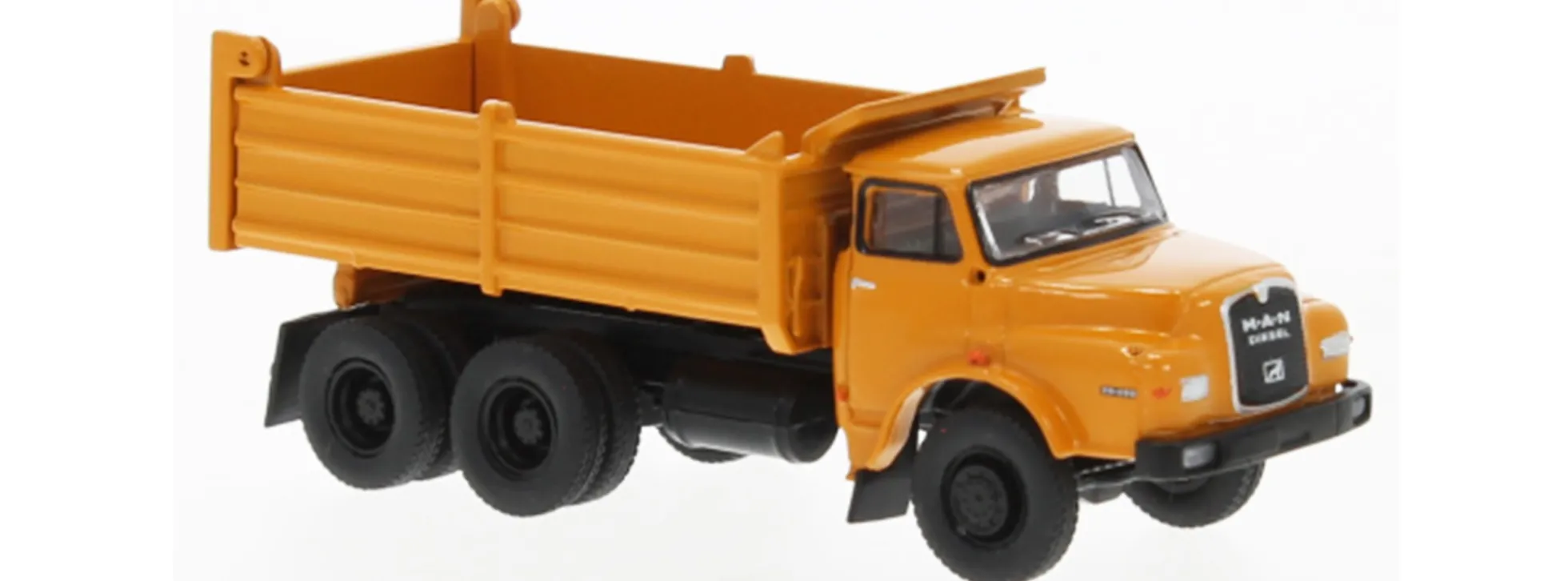 BREKINA 78104 MAN 26.280 DHAK KipperLKW orange 1972 LKW-Modell 1:87
