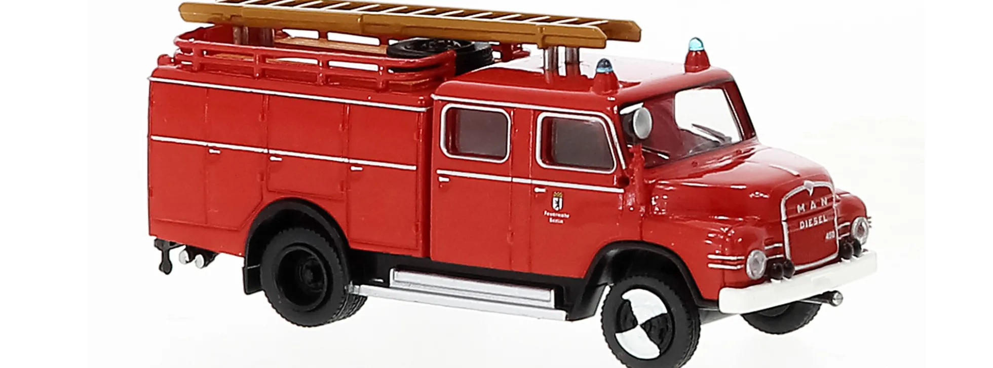 BREKINA 45133 MAN 450 HA TLF16 Feuerwehr Berlin 1960 Blaulichtmodell 1:87