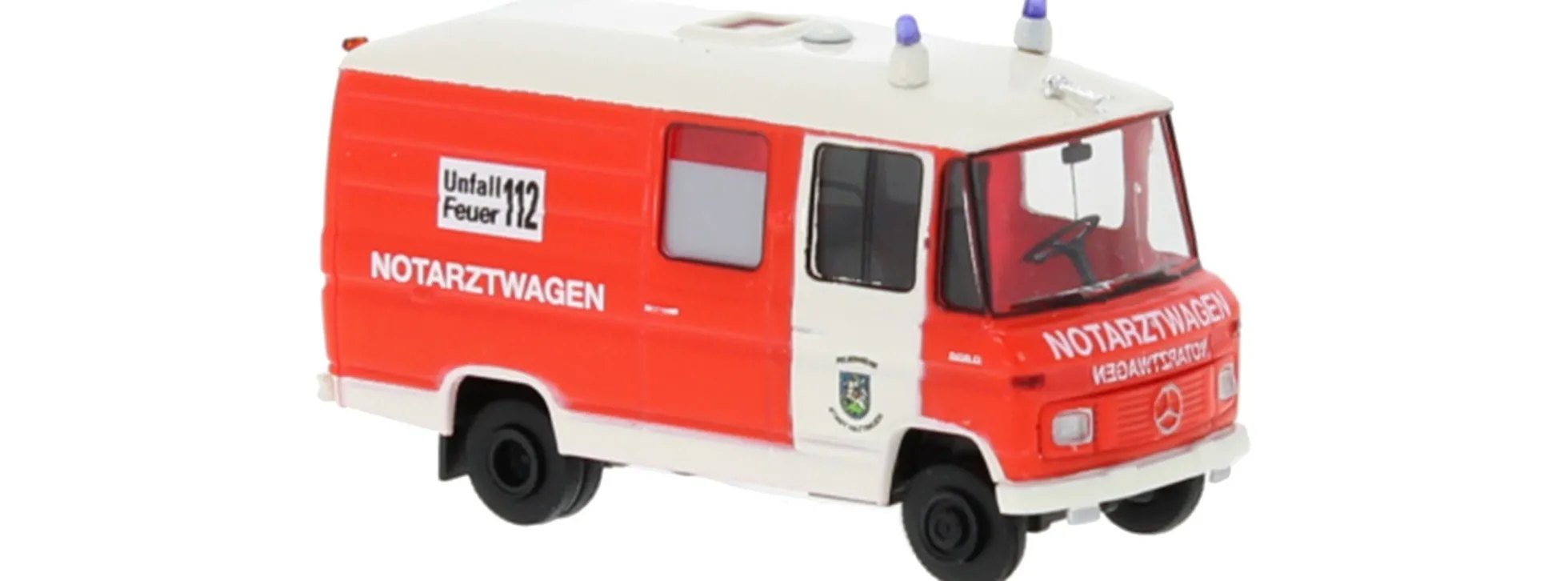 BREKINA 36935 MB L 508 RTW Feuerwehr Hattingen | Blaulichtmodell 1:87