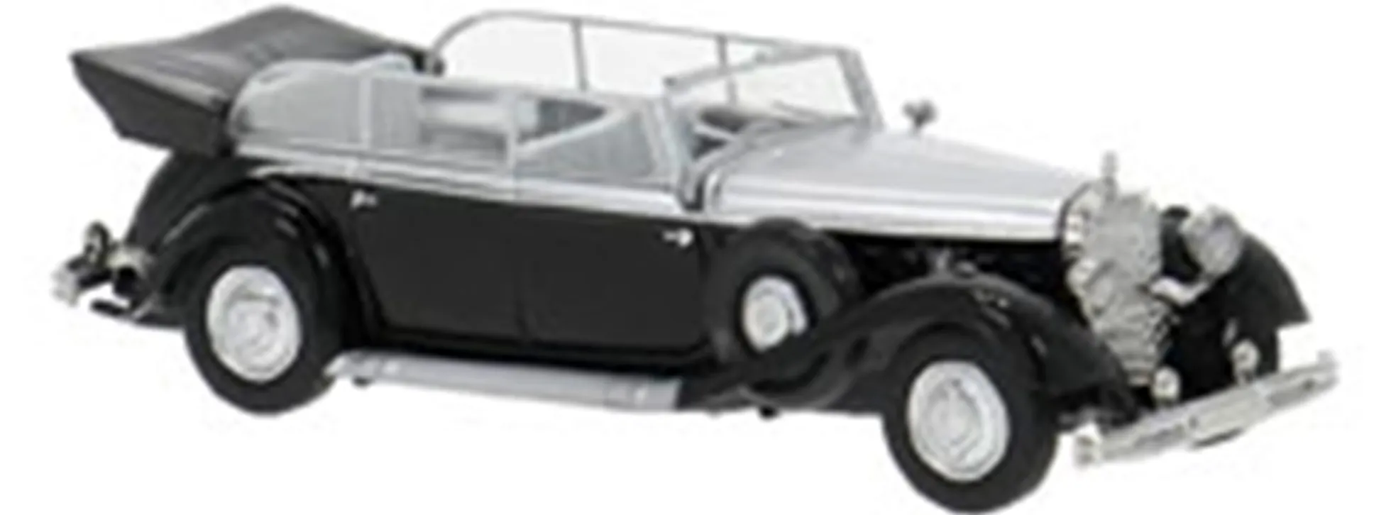 BREKINA 21059 Mercedes-Benz 770 K - schwarz/silber | Modellauto 1:87