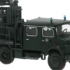 BREKINA 47192 Mercedes-Benz LA911 Lichtmastwagen Polizei tannengrün Polizei Hamburg | Blaulichtmodel