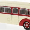 BREKINA 52430 Mercedes-Benz LO3500 Stromlinie 1936 beige rot 1936 Busmodell 1:87