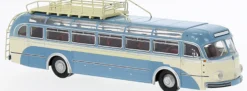 BREKINA 50506 Mercedes-Benz O6600H 1952 blau beige Busmodell 1:87