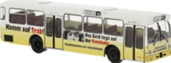 BREKINA 50811 Mercedes-Benz O 305 Stadtbus 1972 HHA Trabrennbahn | Busmodell 1:87