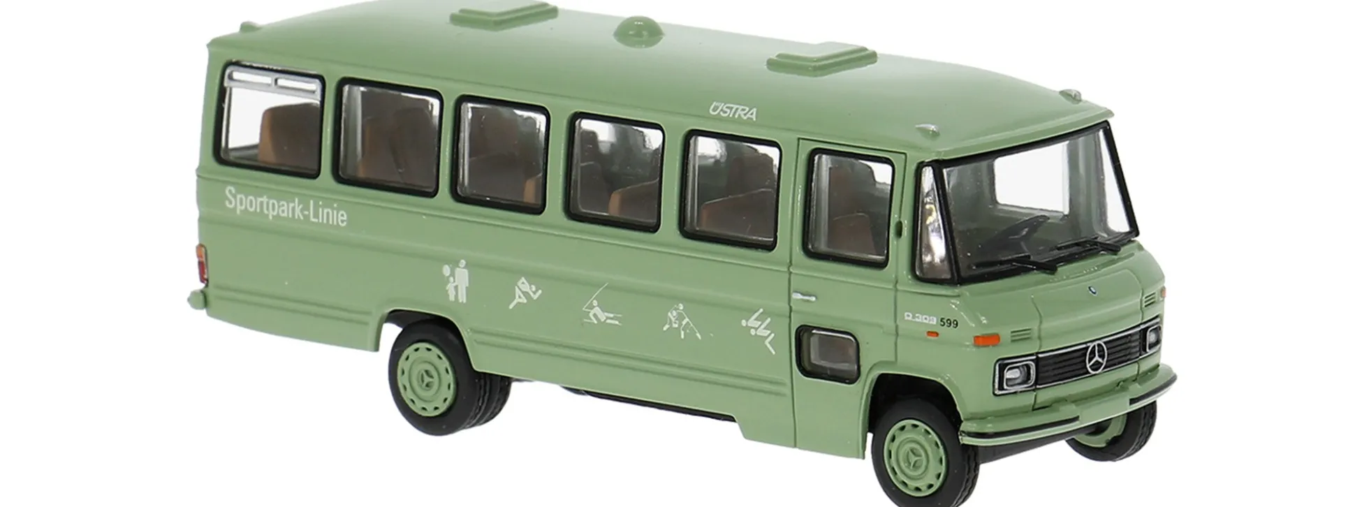 BREKINA 36753 Mercedes-Benz O 309 1968 - Üstra Hannover | Busmodell 1:87