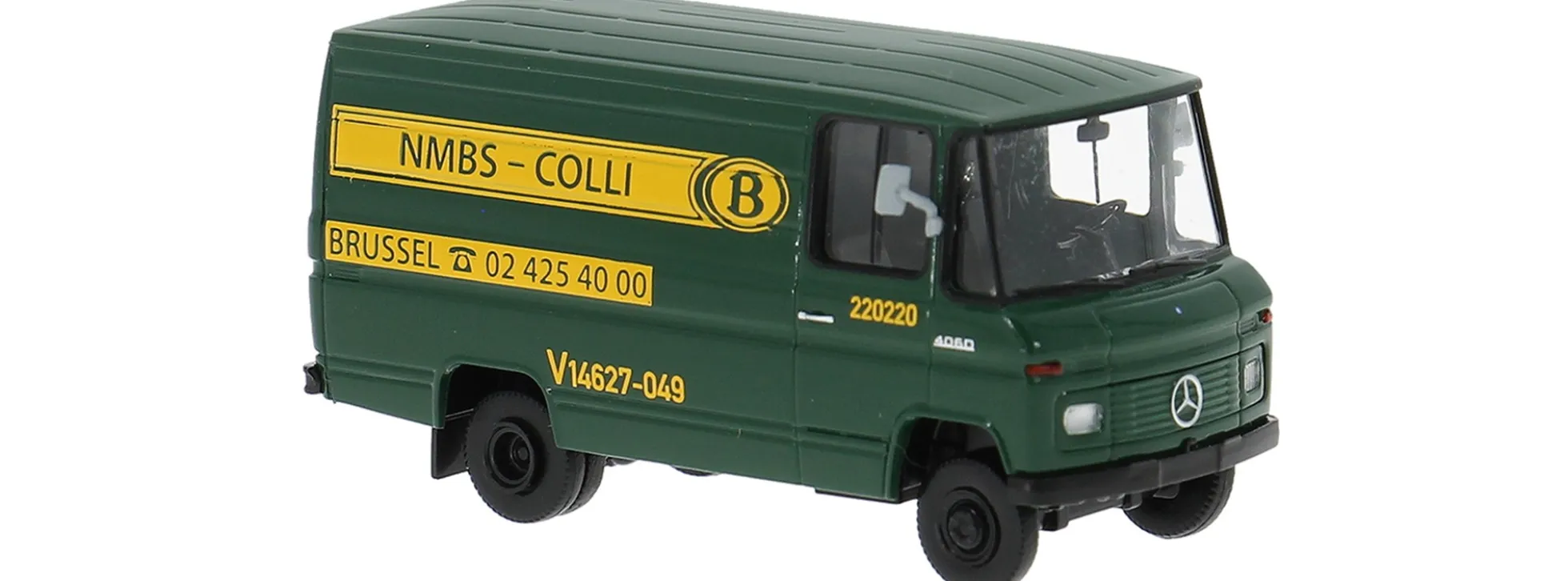 BREKINA 36861 Mercedes L406D Kasten NMBS Colli 1967 | Modellauto 1:87
