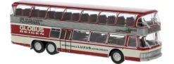 BREKINA 58296 Neoplan NH22 Skyliner Doppeldecker Globus-Reisen 1967 Busmodell 1:87